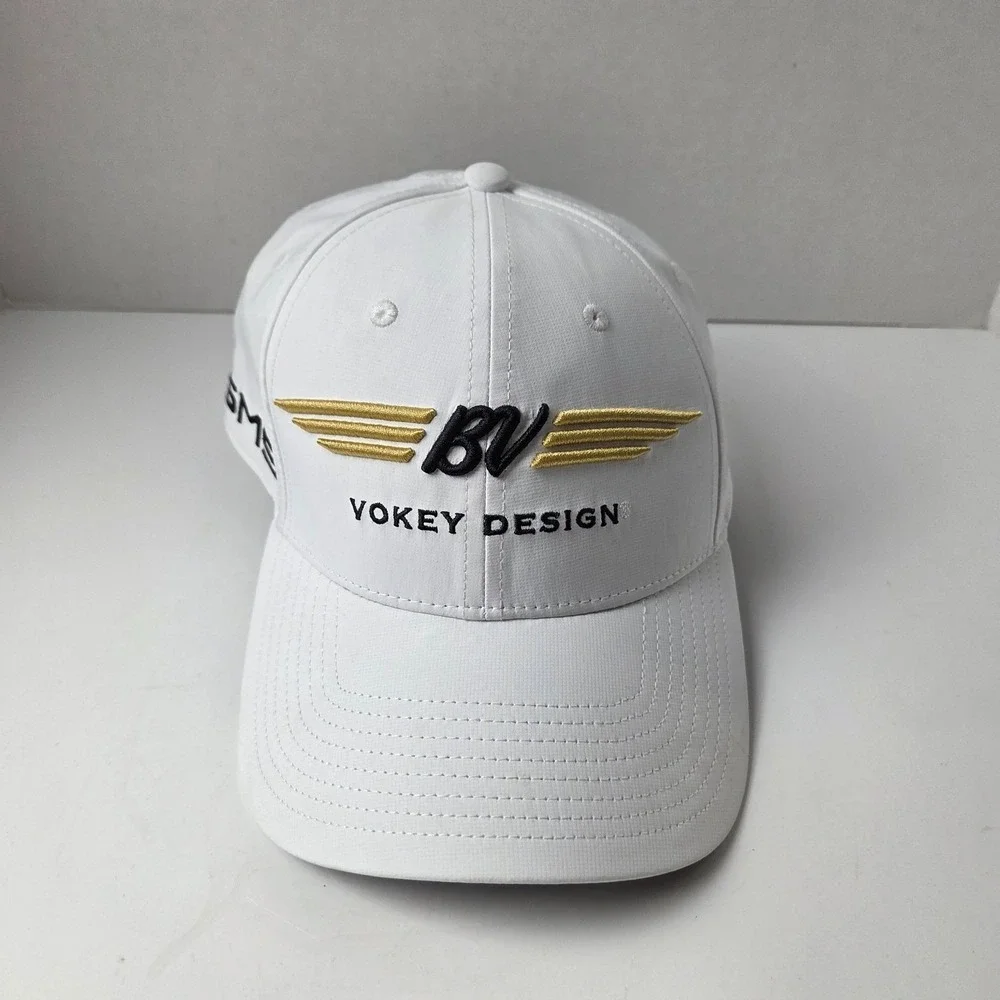Titleist Bob Vokey Design Hat Cap Mens Adjustable White SM9